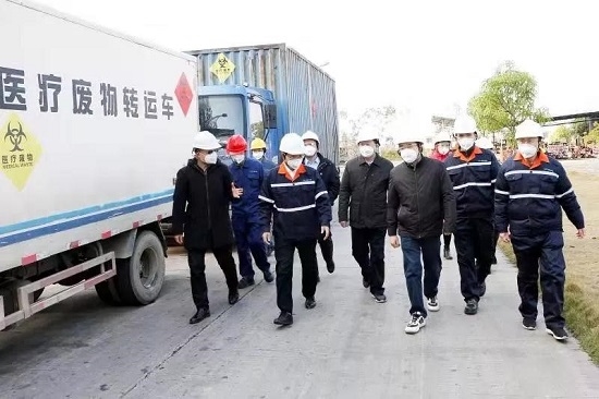 平博下属广西公司做很多多少地医废处置惩罚包管事情 配合打赢疫情防控阻击战